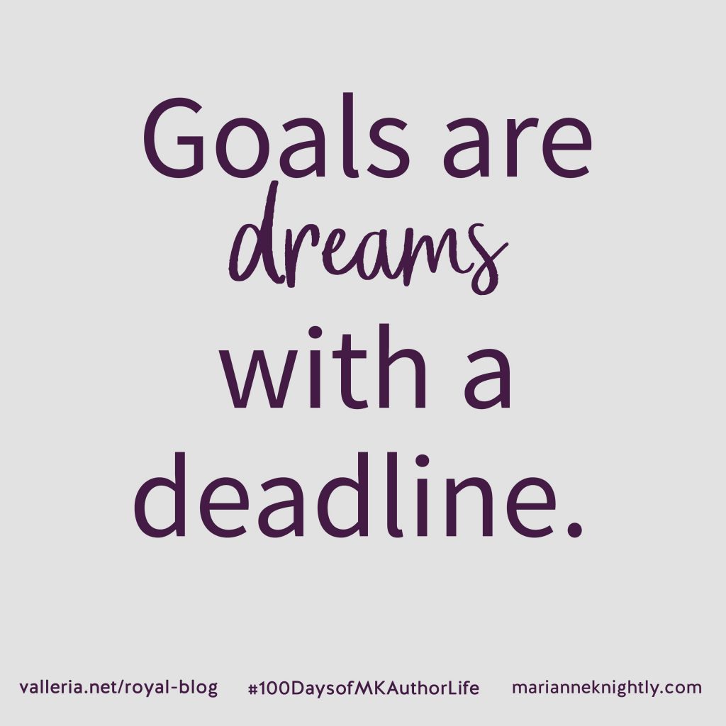 Goals are Dreams with a deadline