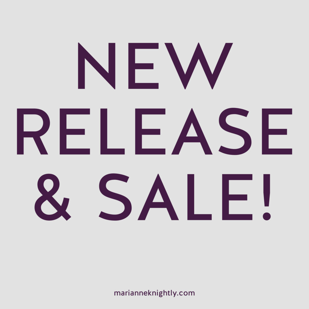 New Release and Book Sale from Marianne Knightly